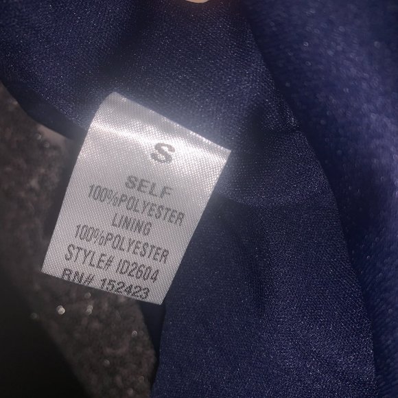 Macy's Blue and Silver Ombre Sequin Gown - Picture 4 of 4